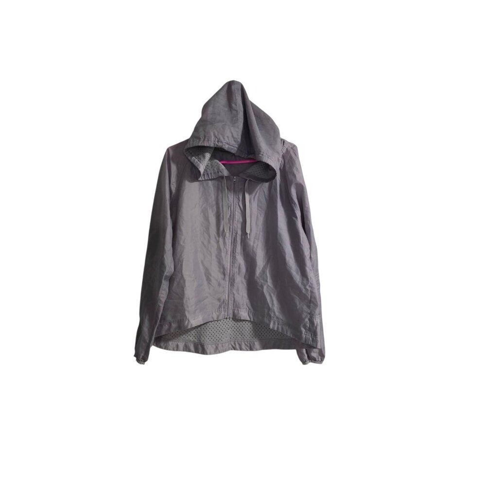 C9 by Champion Womens Light Gray Full Zip Lightweight Athletic Jacket Size M